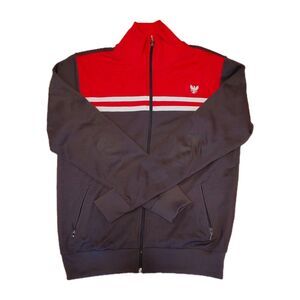 Mitchell & Ness Red and Black Jacket Men's Size Medium